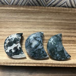 Moss Agate Moon